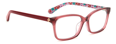 Premium Women Kate Spade Model Eyeglasses: Miriam - Burgundy(2)- SpecSMART Eye Clinic (Diagonal View)